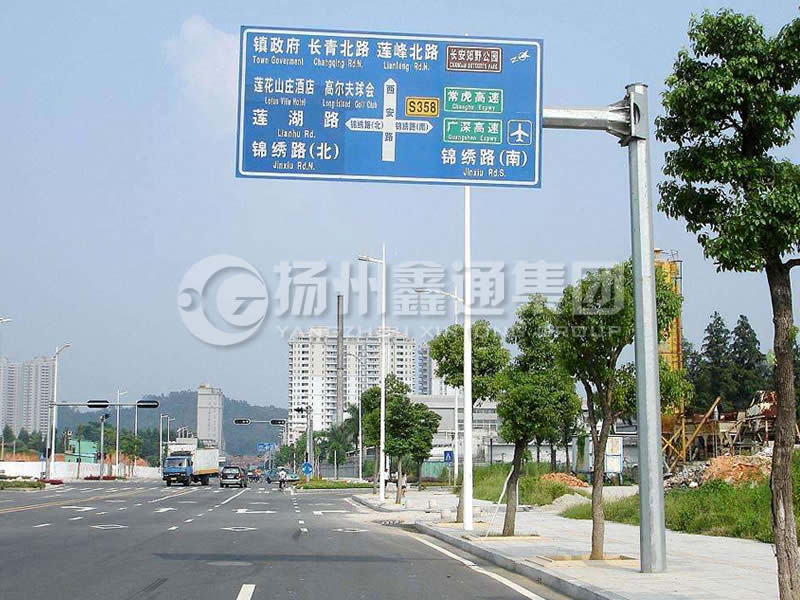 BZG-008，交通標(biāo)志桿，八棱交通標(biāo)志桿