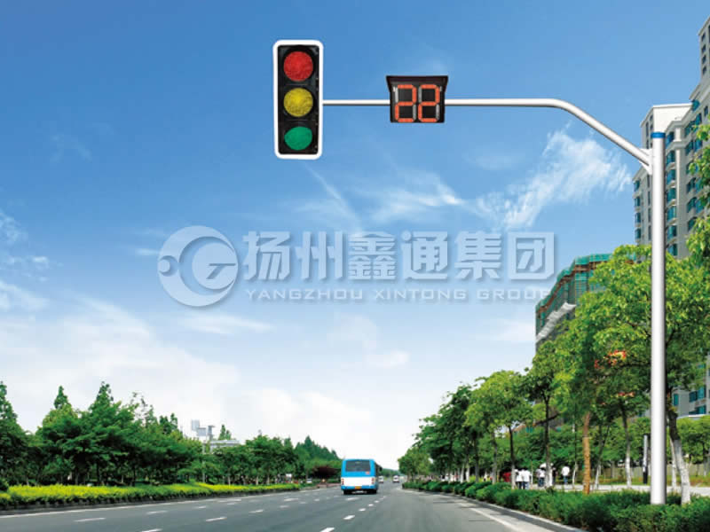 XHDG-010，彎臂信號燈桿，臨沂信號燈桿