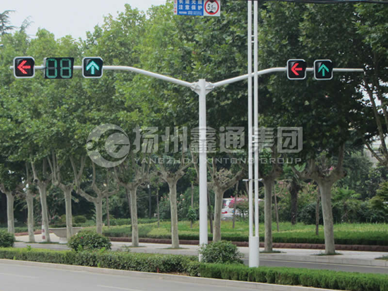 XHDG-041，Y型雙挑信號(hào)燈桿