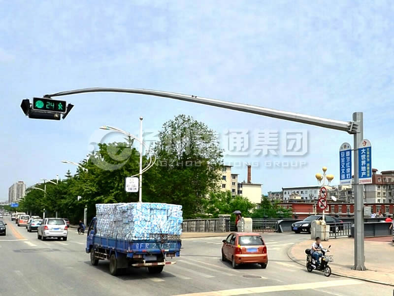 XHDG-048，吊籠式信號燈桿，吉林信號燈桿