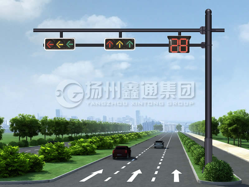 XHDG-061，F(xiàn)型信號(hào)燈桿，晉中信號(hào)燈桿